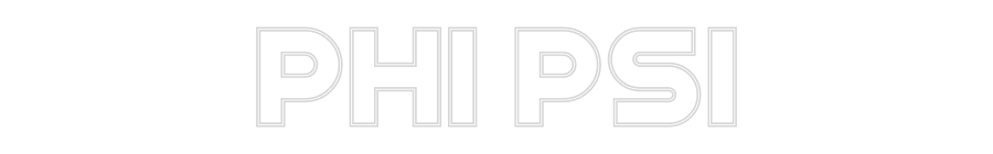 CN LED NEON: Phi Psi