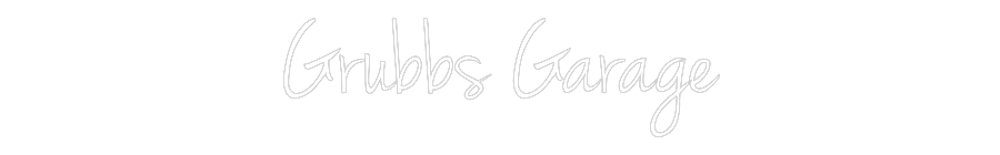 CN LED NEON: Grubbs Garage