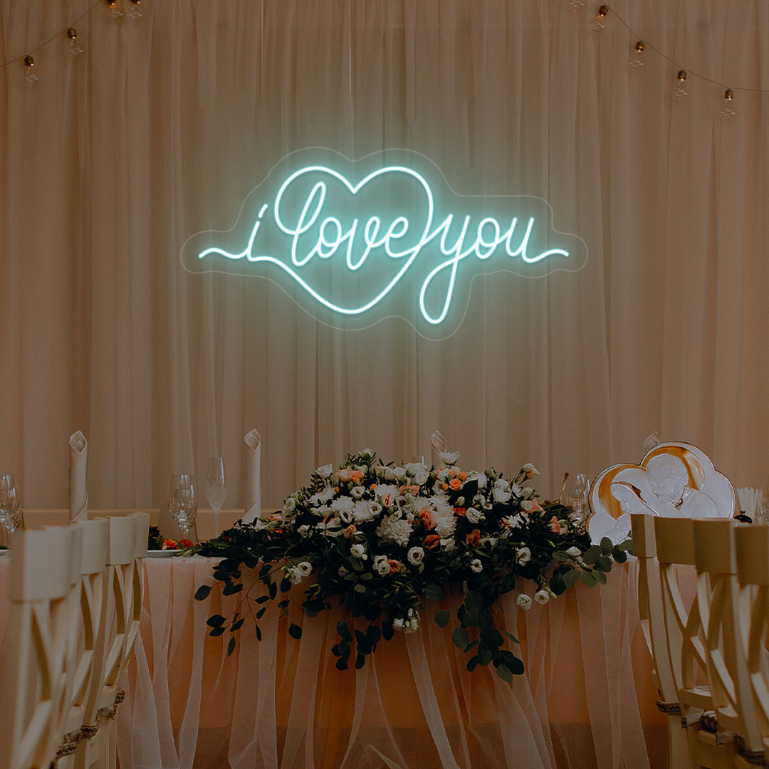 I Love You Neon Sign
