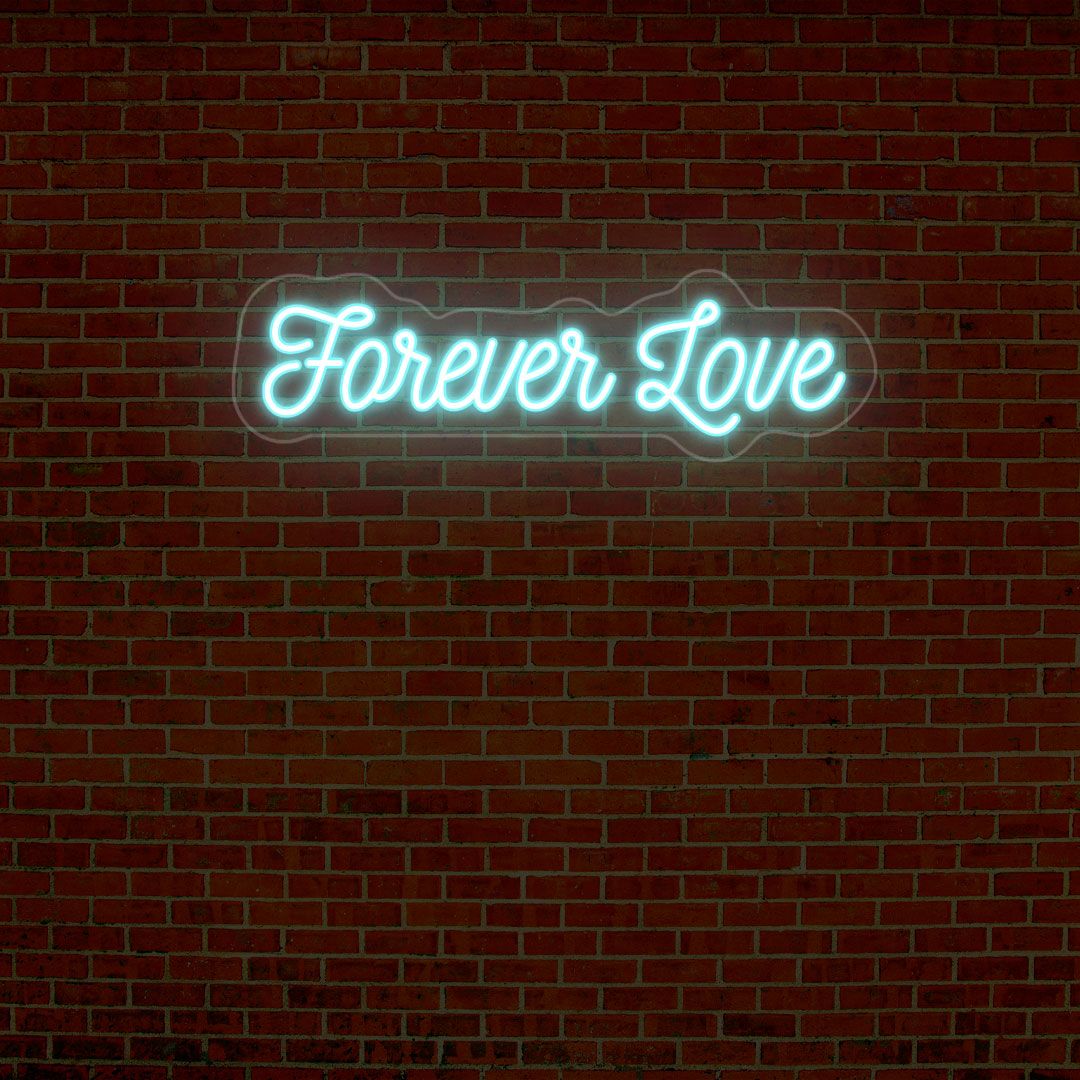 Forever Love Neon Sign | Iceblue