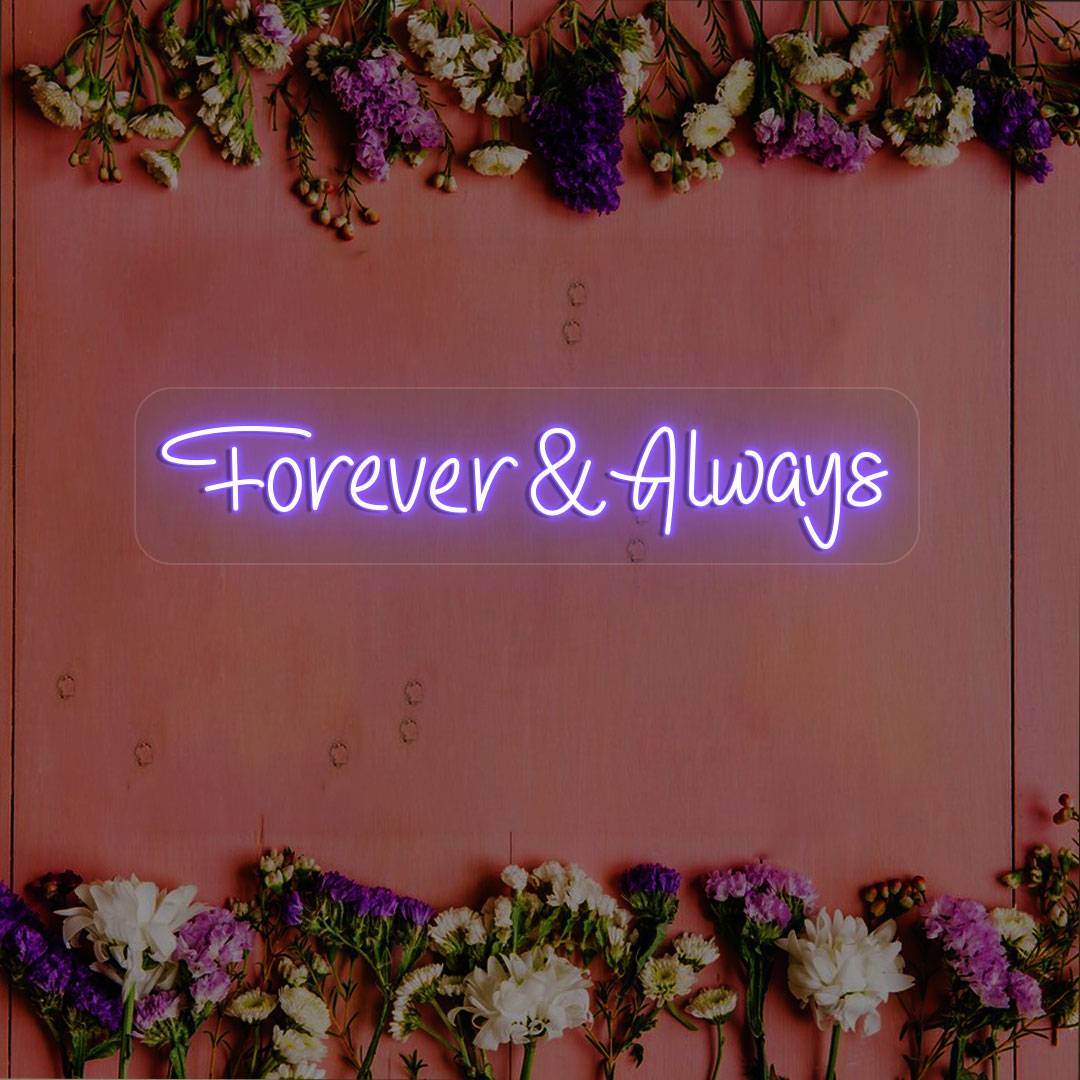 Forever & Always Sign | CNUS000213 | Purple