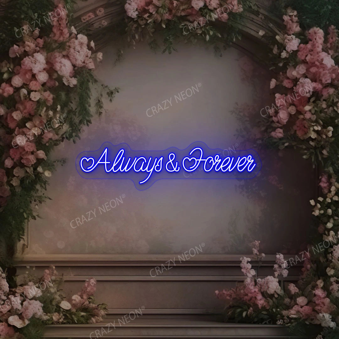 Always And Forever Sign | Blue