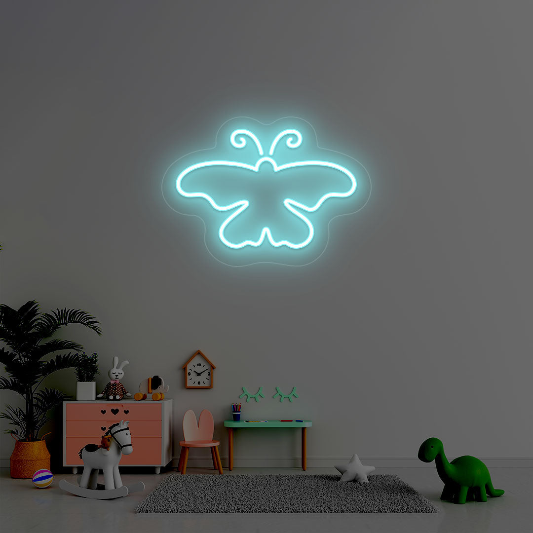 Butterfly Neon Sign | Iceblue