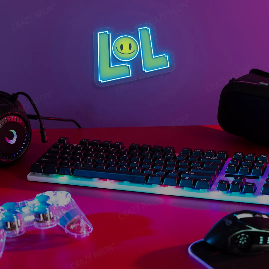LOL Neon Artwork | Iceblue