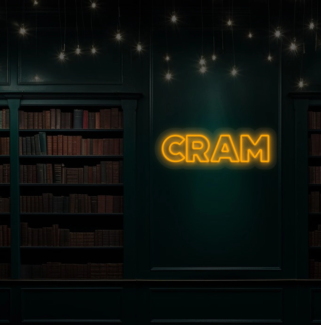 CRAM Neon Sign