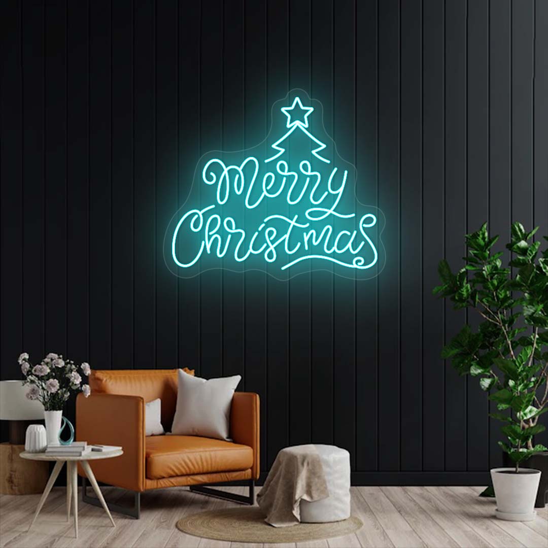Merry Christmas Neon Sign