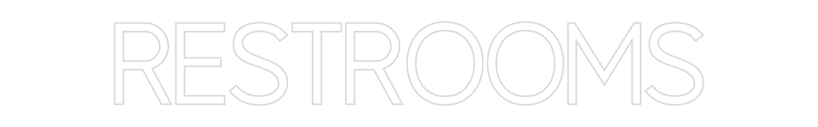 CN LED NEON: RESTROOMS