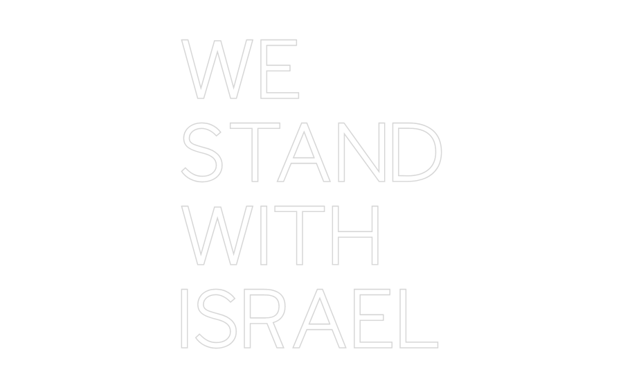 CN LED NEON: WE
STAND
W...
