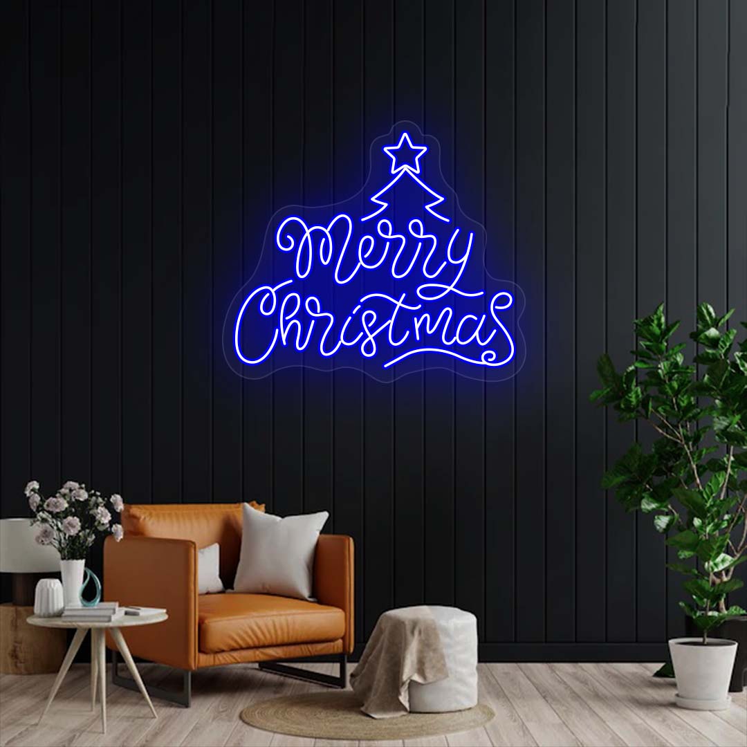 Merry Christmas Neon Sign