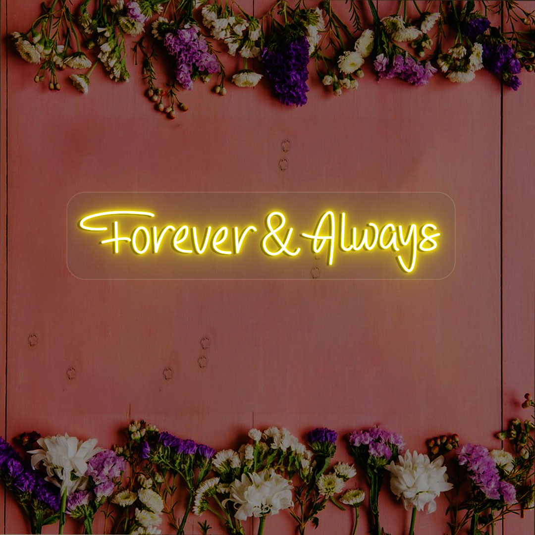 Forever & Always Sign | CNUS000213 | yellow