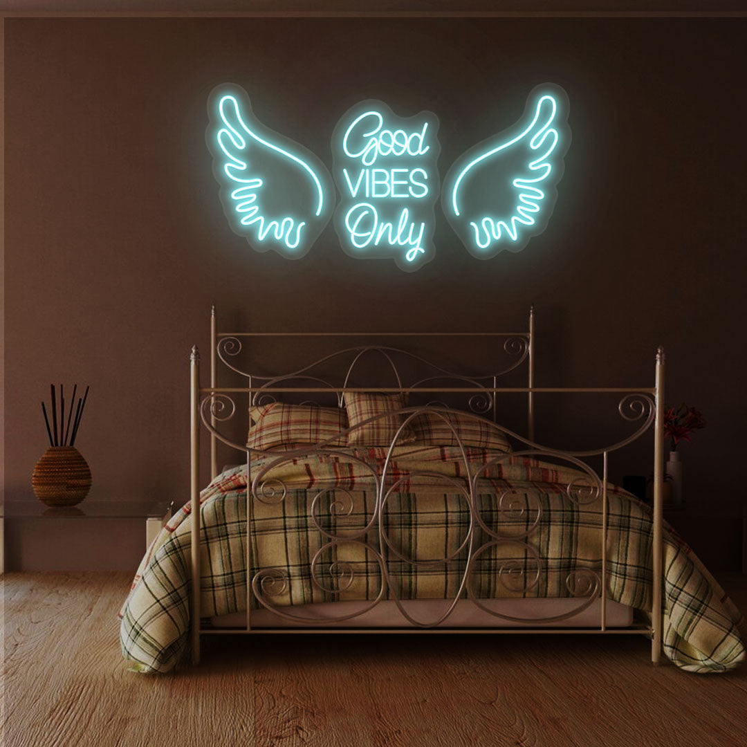 Good Vibes Only Neon Sign | Iceblue