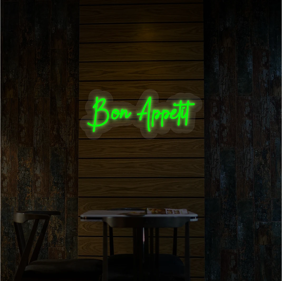 Bon Appetit Neon Sign | Green