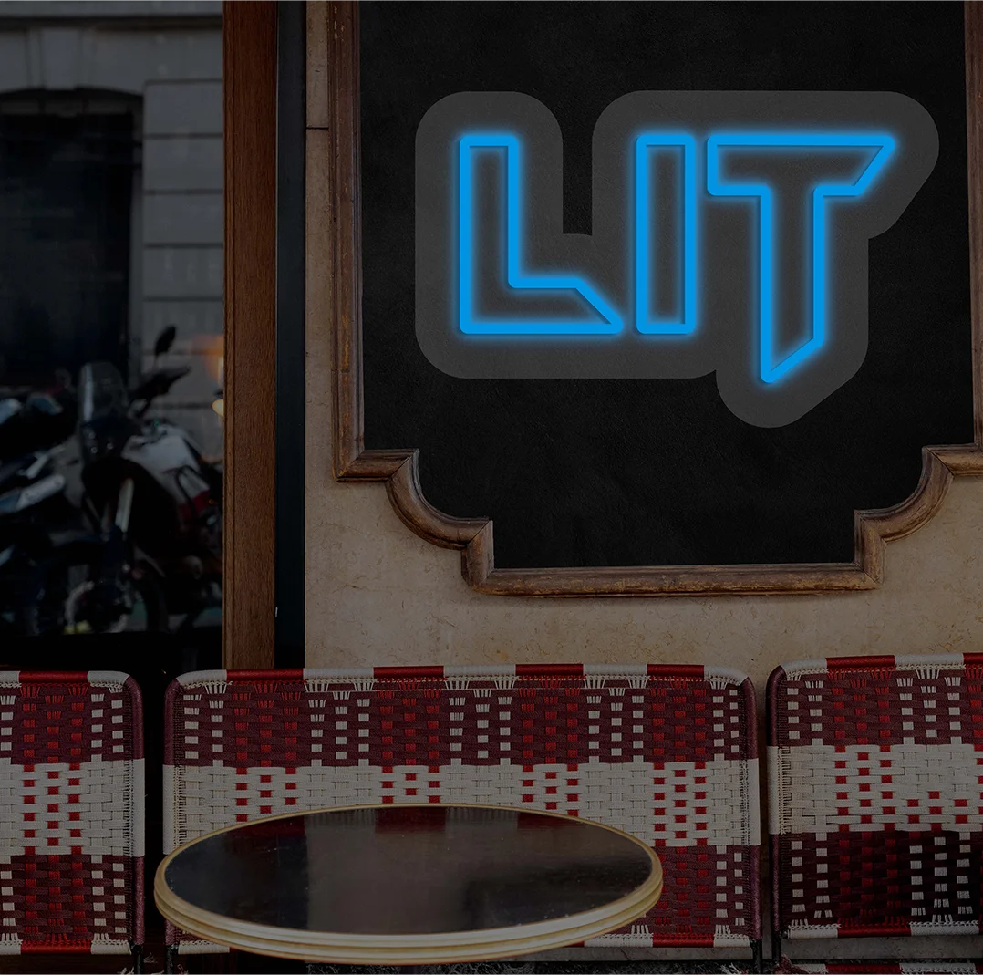 LIT Neon Sign