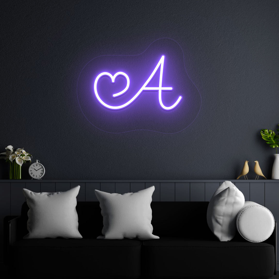 Personalized Custom Letter Neon Sign