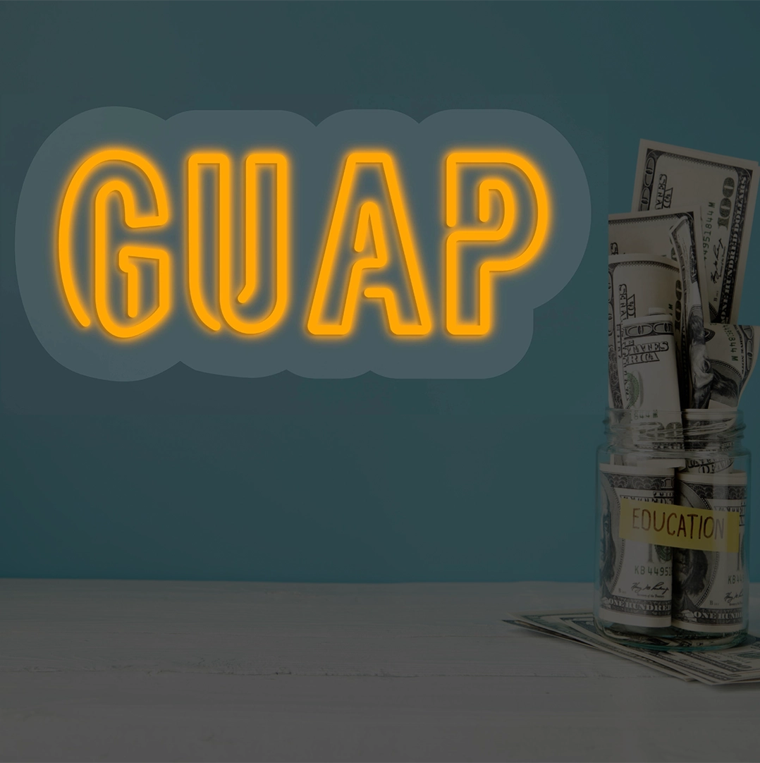 GUAP Neon Sign | Orange