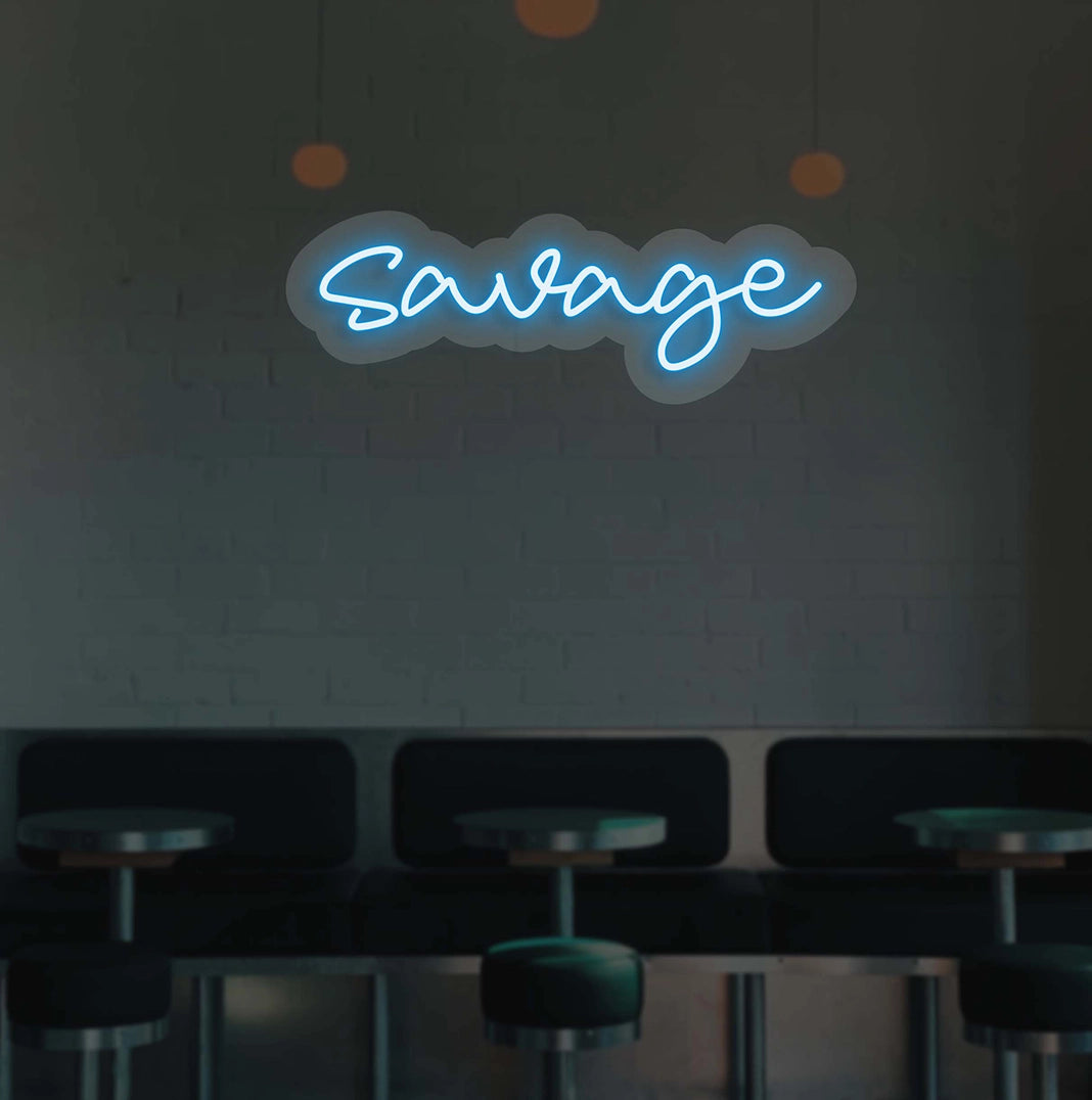 Savage Neon Sign | Iceblue