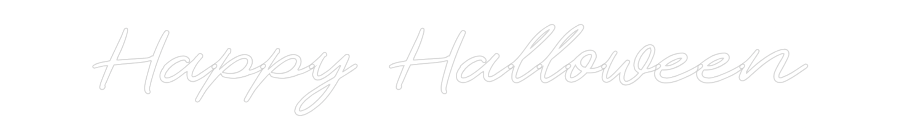 CN LED NEON: Happy Halloween