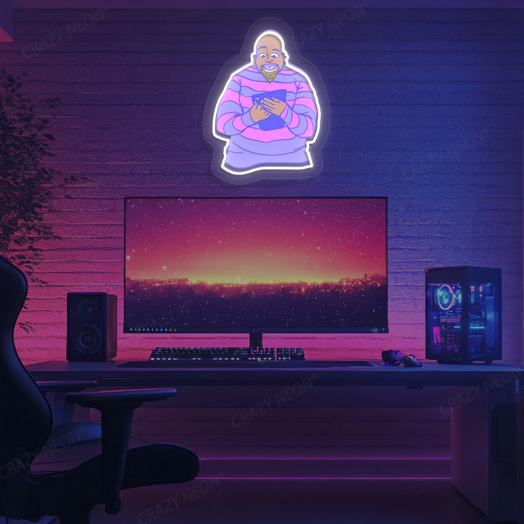 Scroll Mode On Neon Artwork | Warmwhite