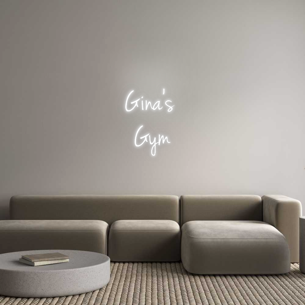 CN LED NEON: Gina's 
Gym