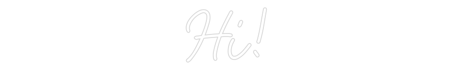 CN LED NEON: Hi!