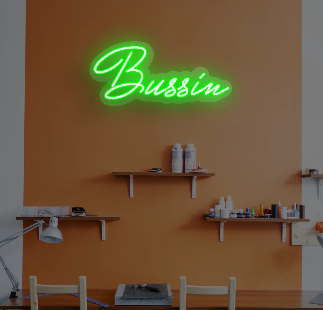 Bussin Neon Sign | Green