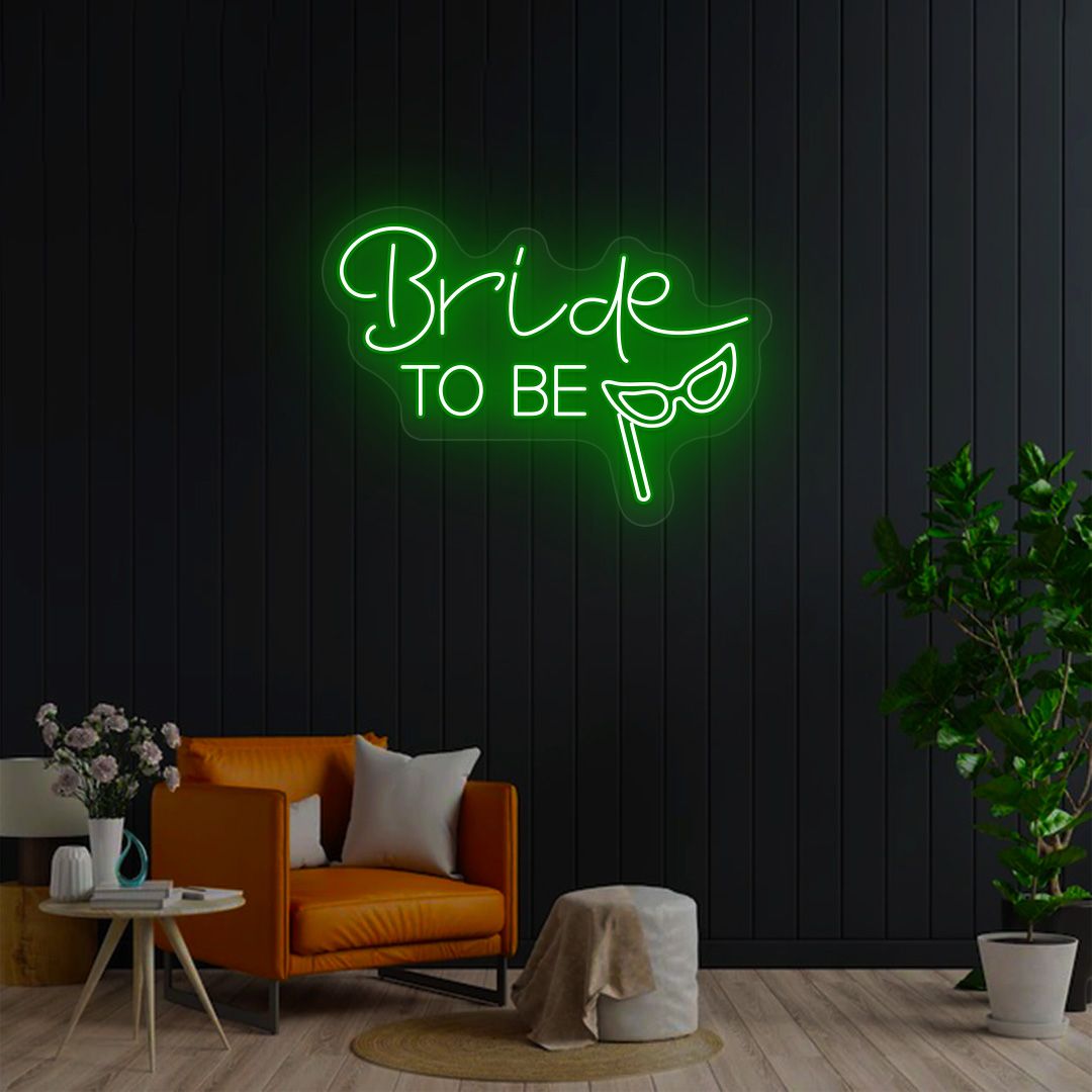 Bride To Be Neon Sign | Green