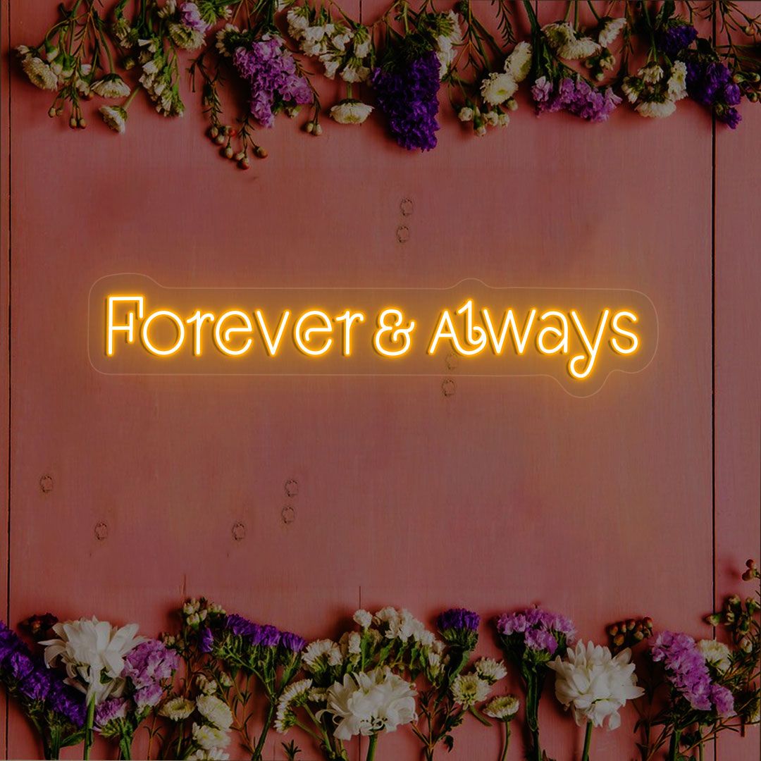 Forever & Always Sign CNUS000220 | Orange