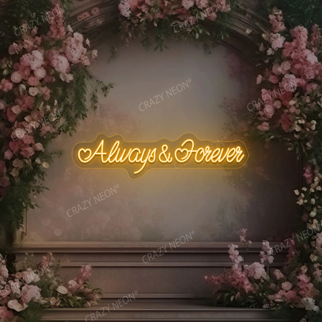 Always And Forever Sign | Orange