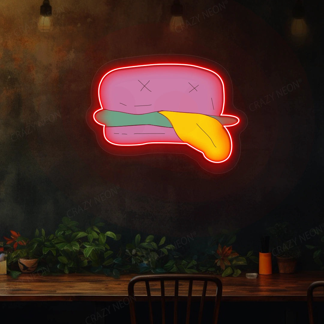 No Chill Neon Artwork | Red