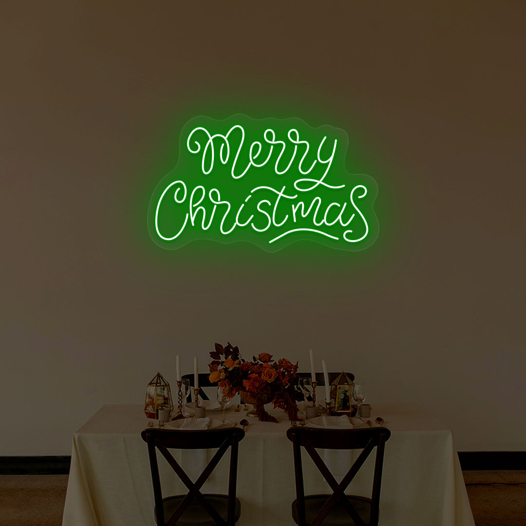Cool Merry Christmas Neon Sign