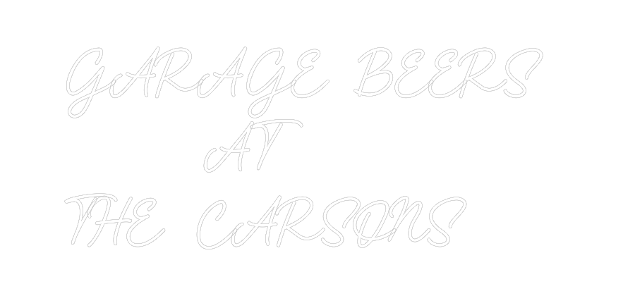 CN LED NEON: GARAGE BEERS ...