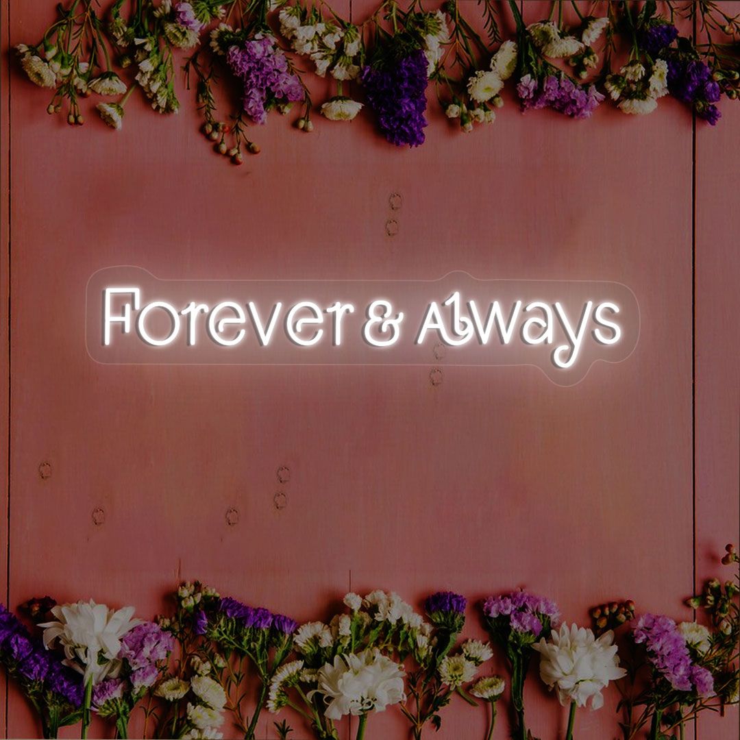 Forever & Always Sign CNUS000220 | White