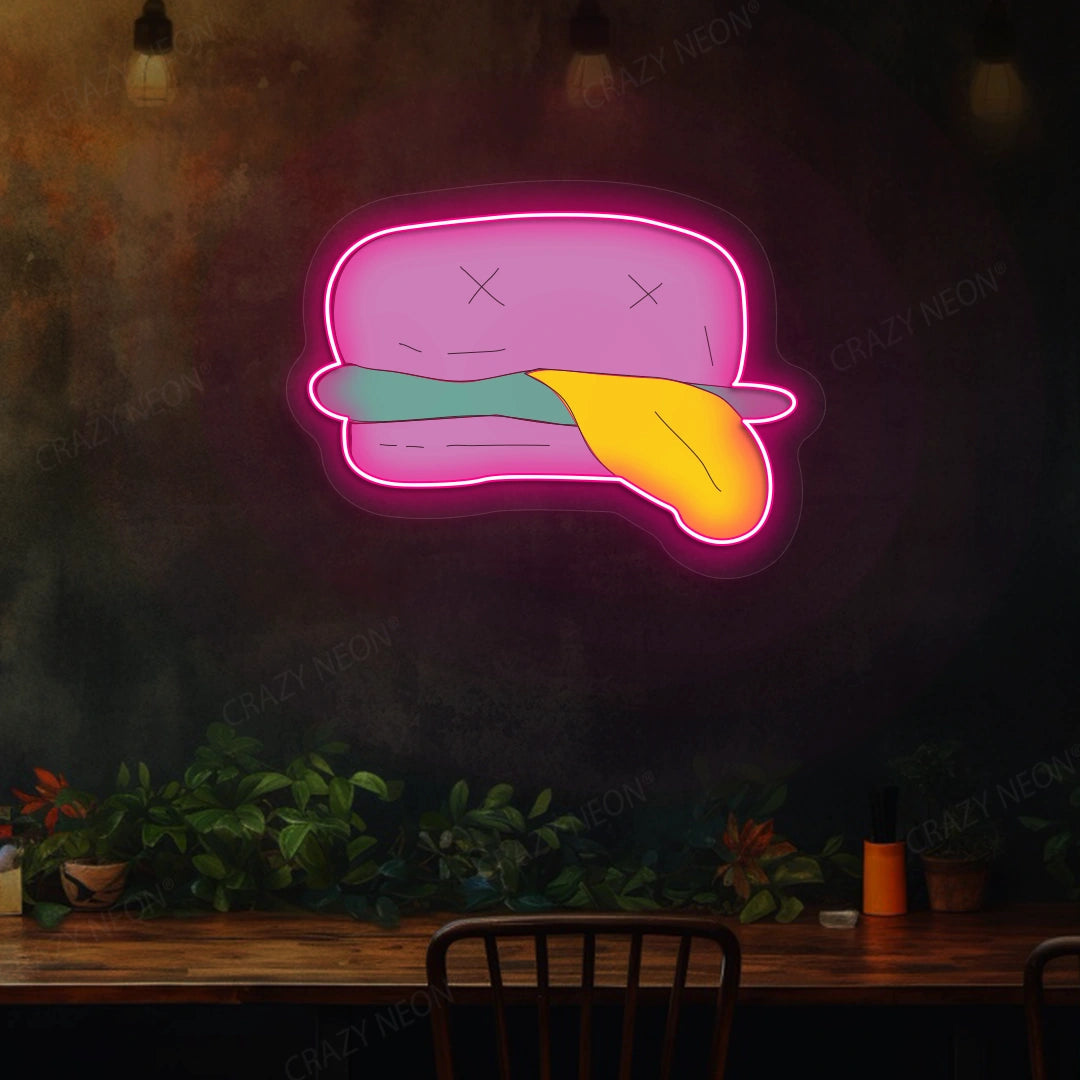 No Chill Neon Artwork | Pink
