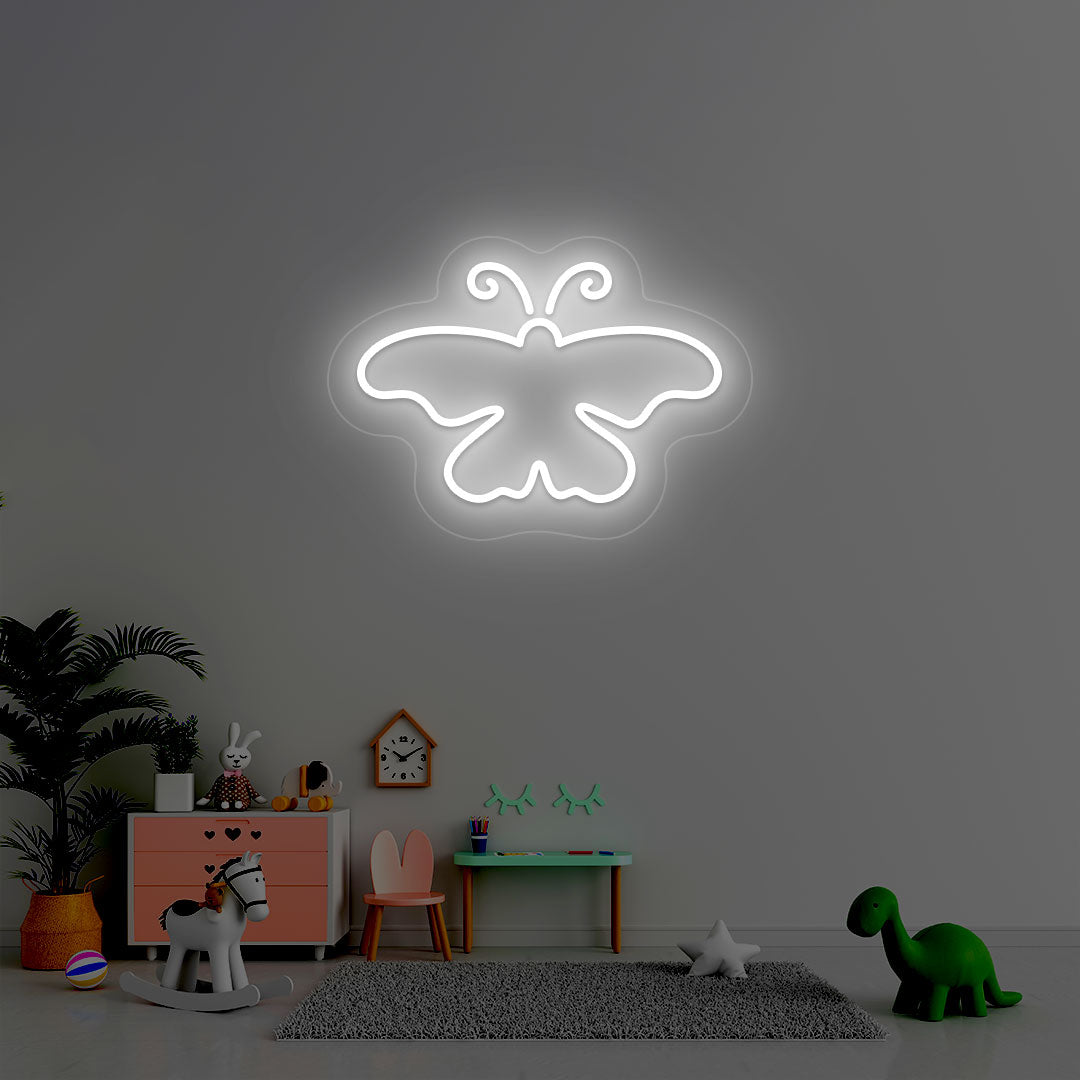 Butterfly Neon Sign | Warmwhite
