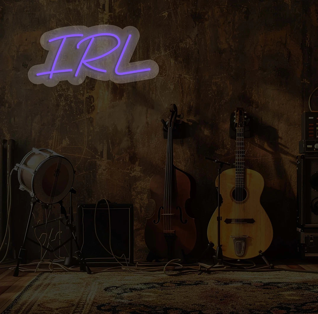 IRL Neon Sign | Purple