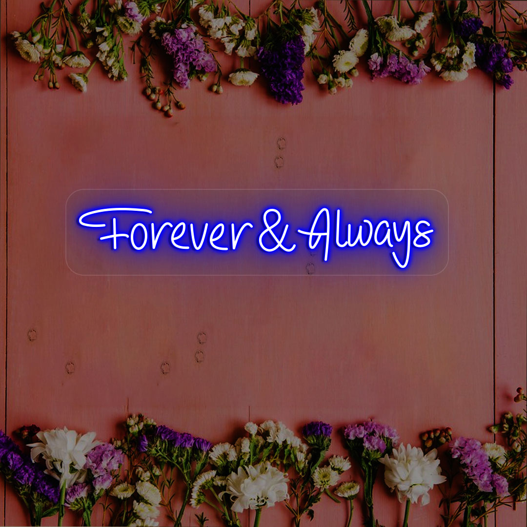 Forever & Always Sign | CNUS000213 | Blue