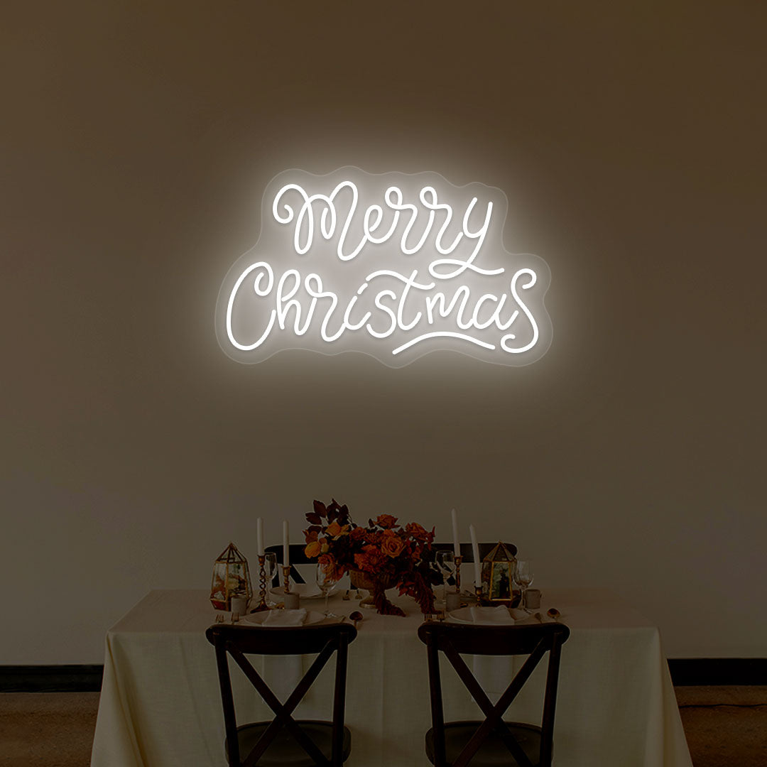 Cool Merry Christmas Neon Sign