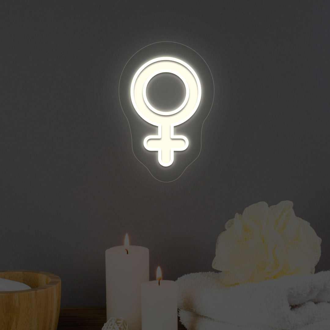 Women Neon Artwork | Warmwhite