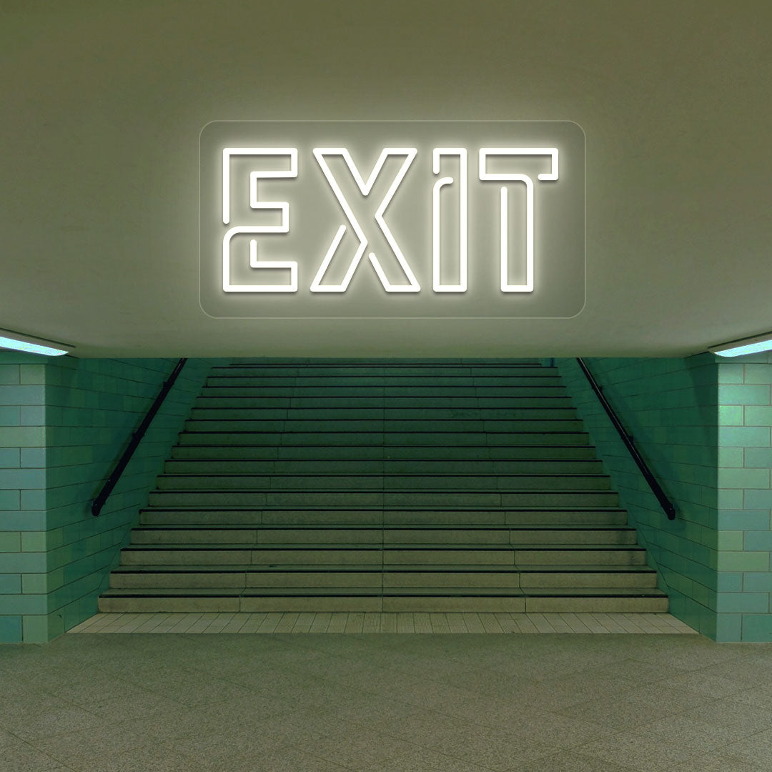 Exit Neon Sign | Warmwhite