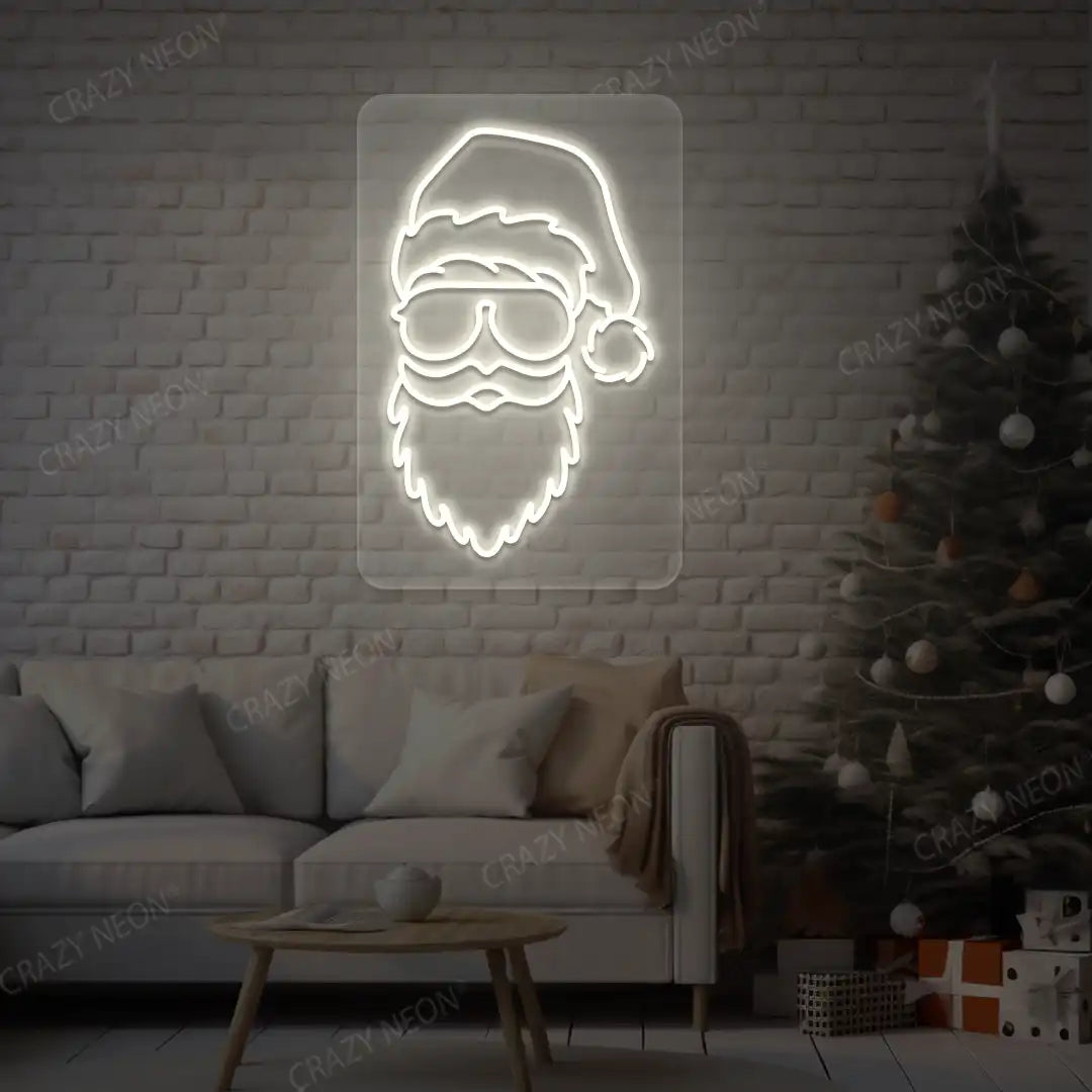 Cool Santa Neon Sign | Warmwhite