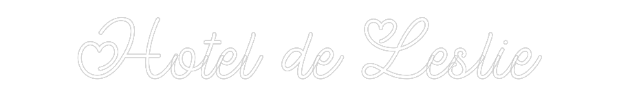 CN LED NEON: Hotel de Leslie