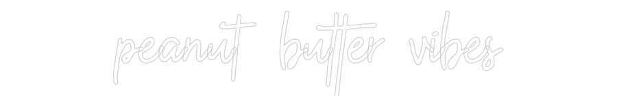 CN LED NEON: peanut butter...