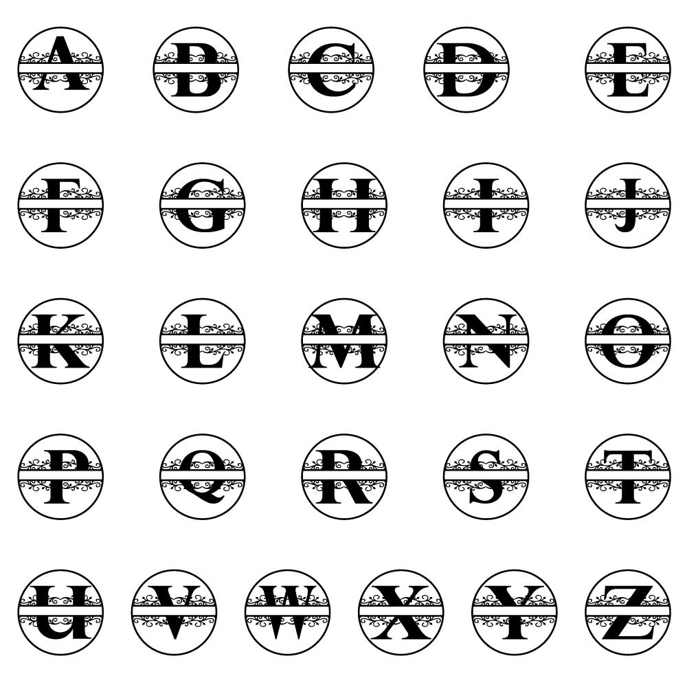 Initial Alphabets for customization