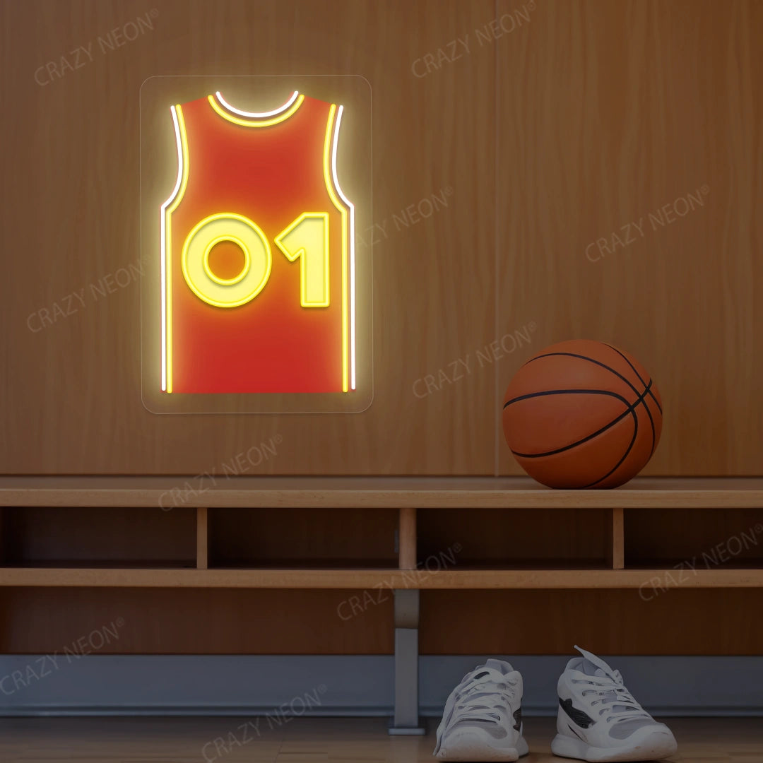 Atlanta Johnson 01 Jersey Basketball Neon Artwork