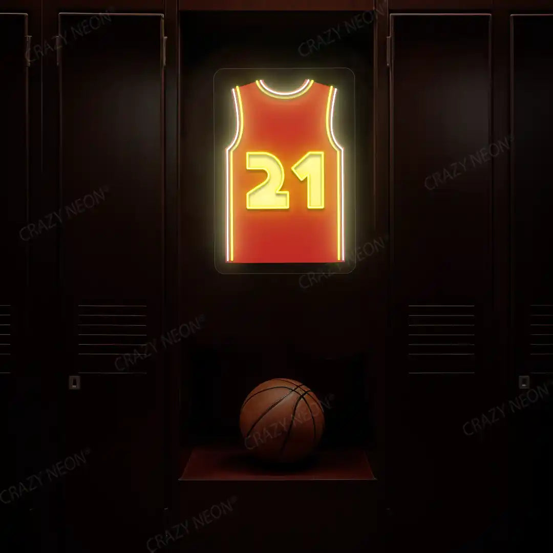Atlanta Wilkins 21 Jersey Basketball Neon Artwork