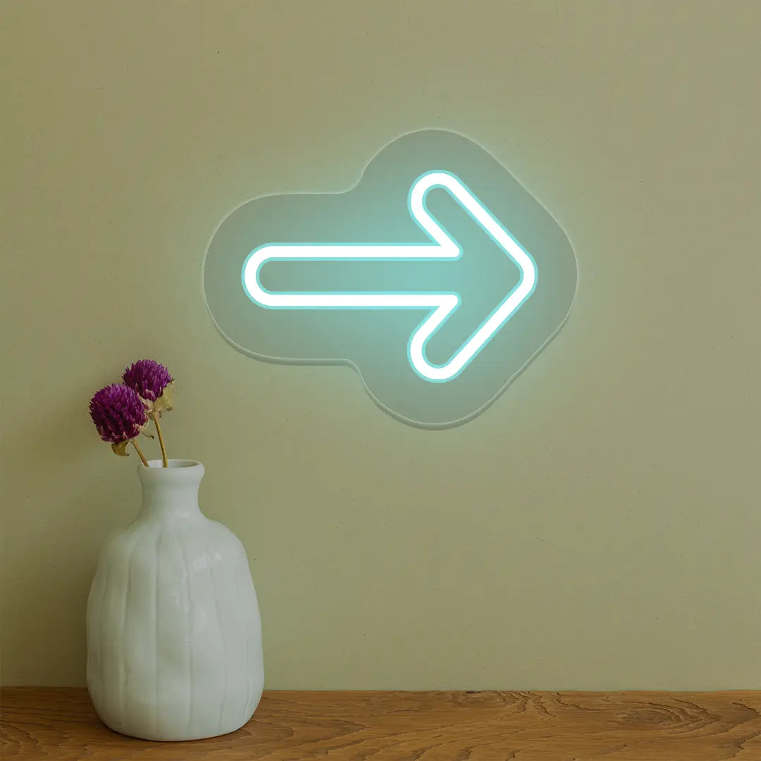 Simple Arrow Neon Sign