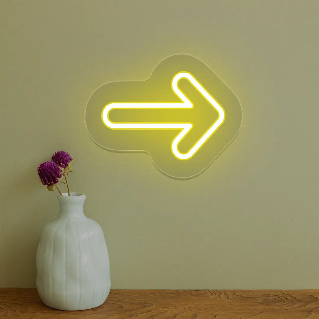 Simple Arrow Neon Sign