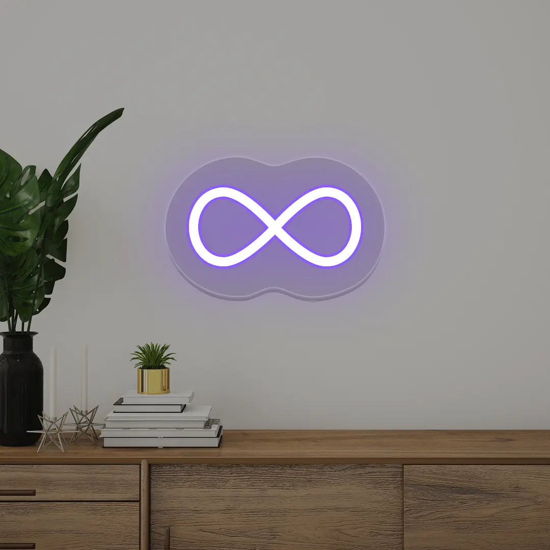 Infinity Neon Sign | Purple