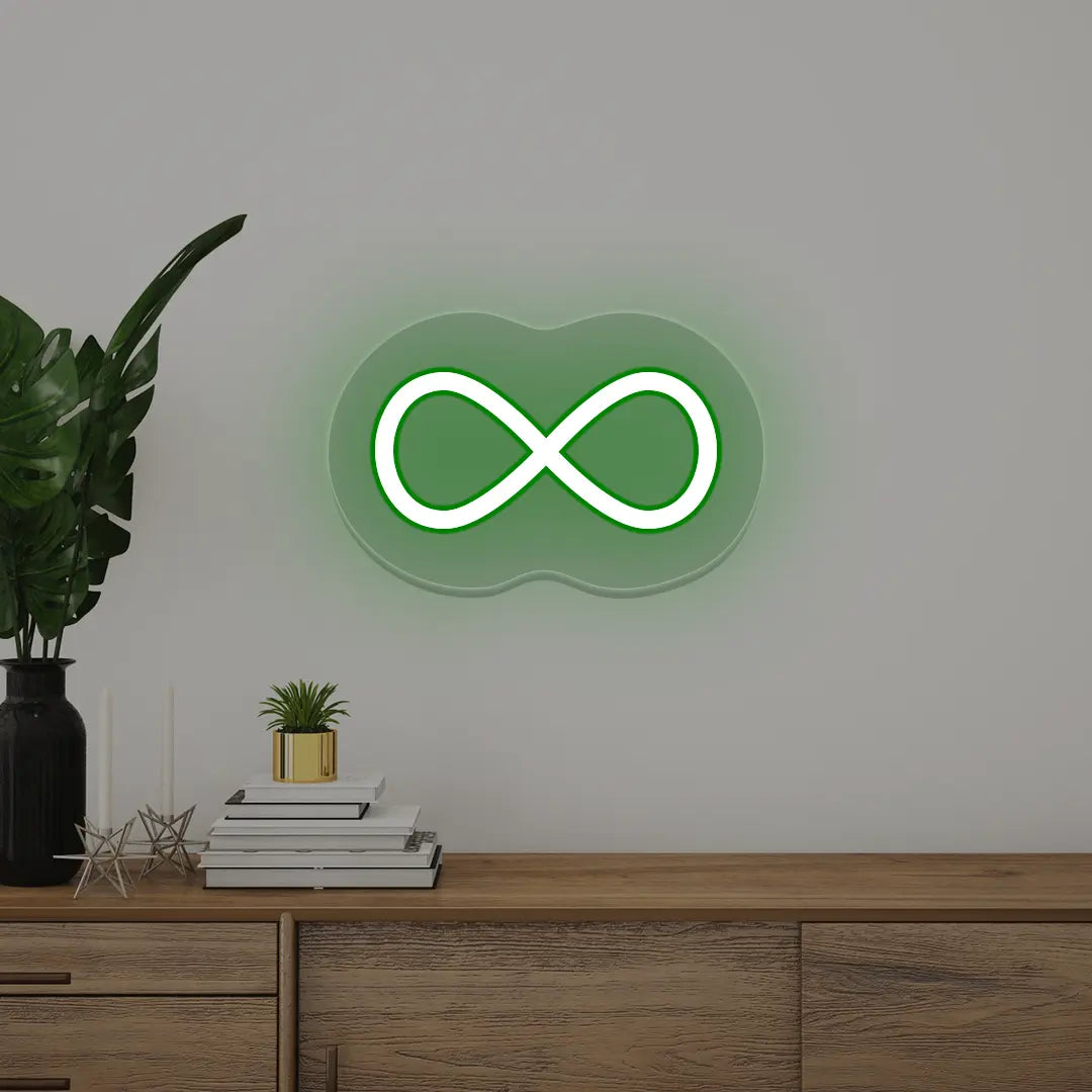 Infinity Neon Sign | Green