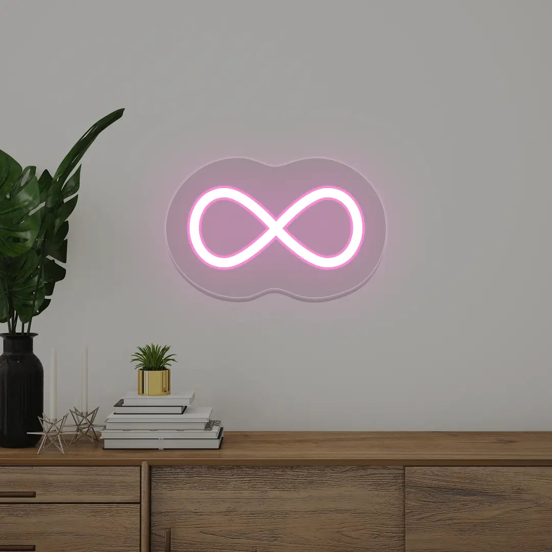 Infinity Neon Sign | Pink